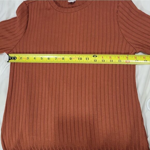 Old navy midi Knit long Sleeve dress Sz Small Petite - Picture 6 of 9